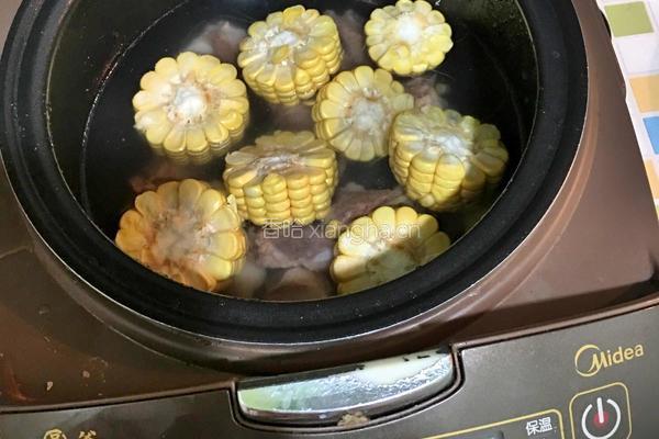 玉米排骨汤的做法图解5