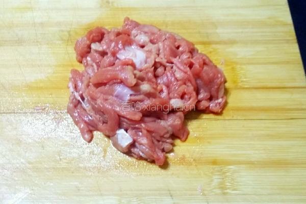 豆角炒肉的做法图解3