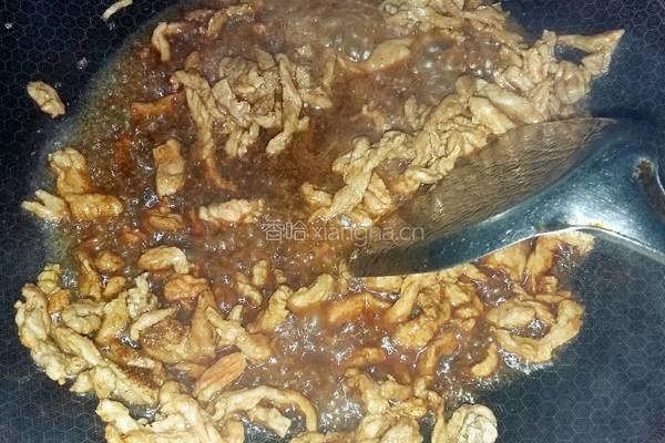 豆角炒肉的做法图解5