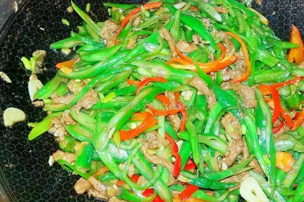 豆角炒肉的做法图解11