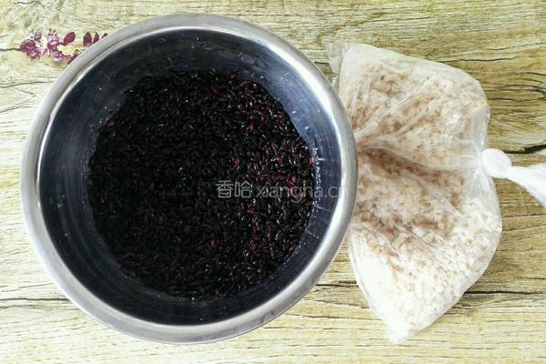 黑米糕的做法图解2