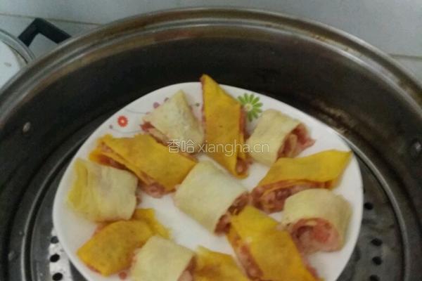 肉蛋卷的做法图解6