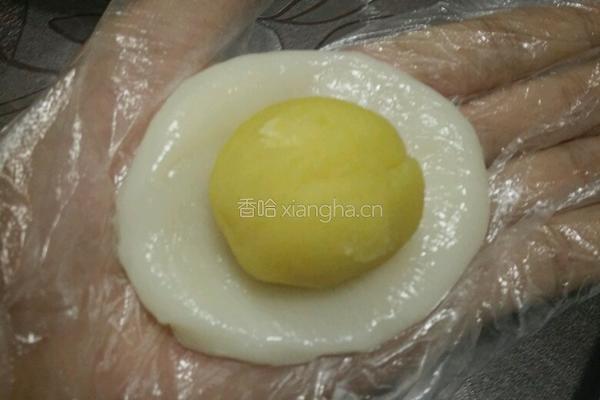 冰皮月饼(奶黄馅）的做法图解9