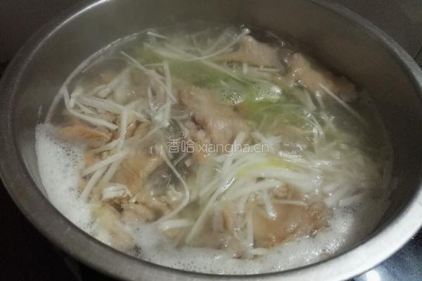 肉片汤的做法图解5
