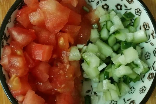 番茄蛋饼的做法图解1