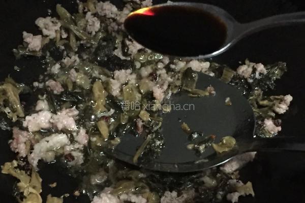 咸菜炒肉末的做法图解5