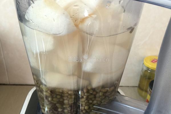 雪梨绿豆饮的做法图解4