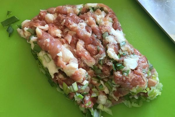 猪肉茄子包子的做法图解4