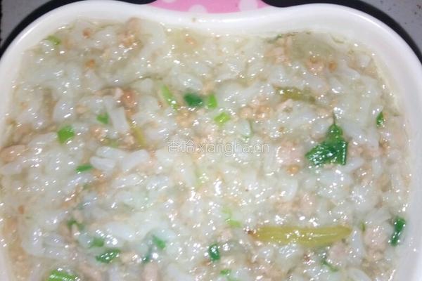 冬瓜瘦肉粥的做法图解7