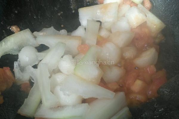 冬瓜番茄肉丸汤的做法图解7