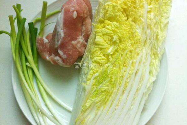 家常白菜的做法图解1