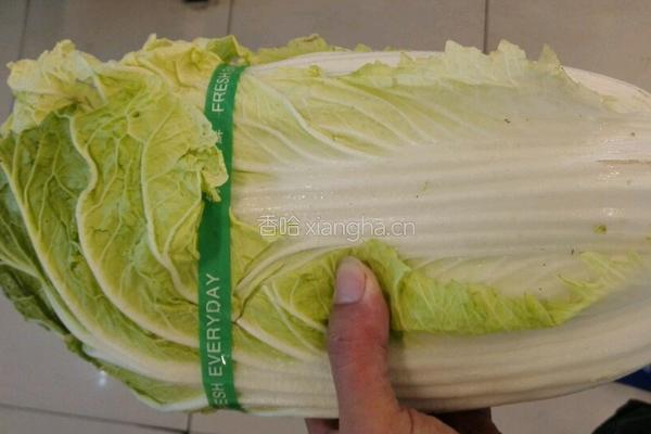 白菜焖饭的做法图解2