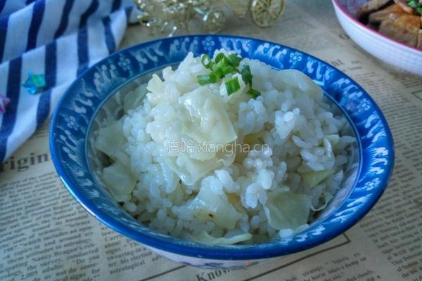 白菜焖饭的做法图解7
