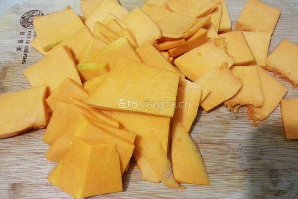 南瓜大米粥的做法图解2