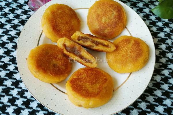 红薯枣泥饼的做法图解13