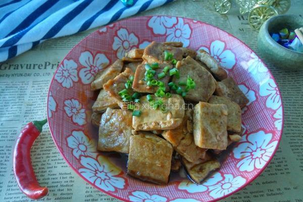 葱香酱卤豆腐干的做法图解5