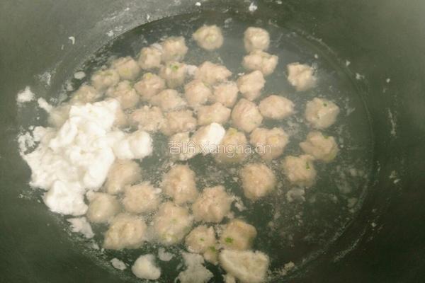 肉丸汤的做法图解8