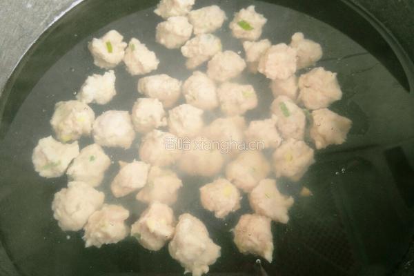 肉丸汤的做法图解7