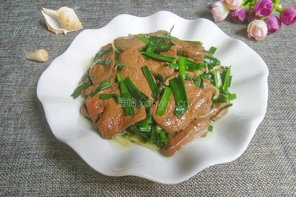 炒猪血的做法图解8