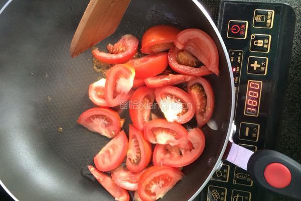 番茄蛋花汤的做法图解4