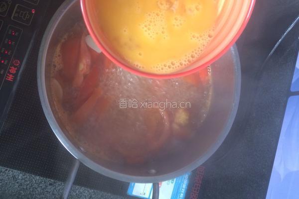 番茄蛋花汤的做法图解8