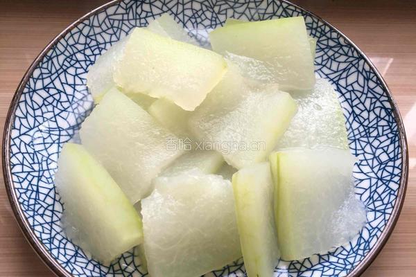 回锅冬瓜的做法图解5