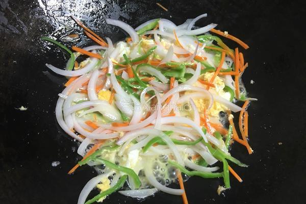 素菜炒面的做法图解9