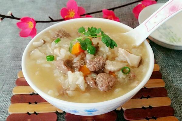 香菇牛肉粥的做法图解10