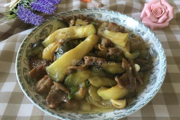 猪肉烧茄子的做法图解10