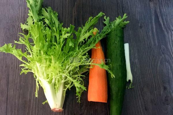 凉拌苦菊的做法图解1