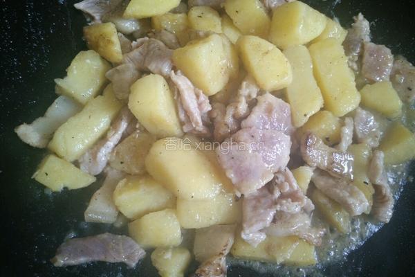 土豆炒肉片的做法图解7