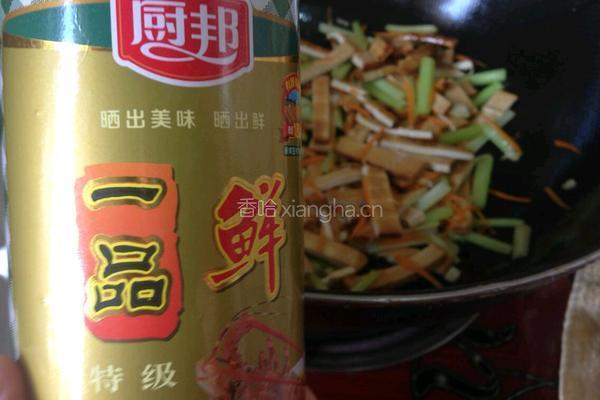 芹菜炒香干的做法图解7