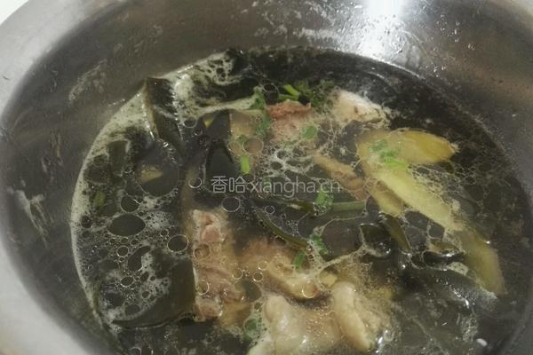 海带老鸭汤的做法图解6