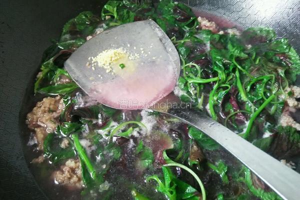 苋菜汤的做法图解7