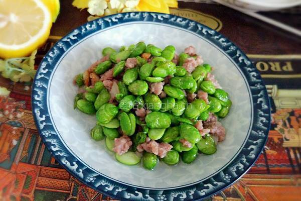烂肉青豆的做法图解6