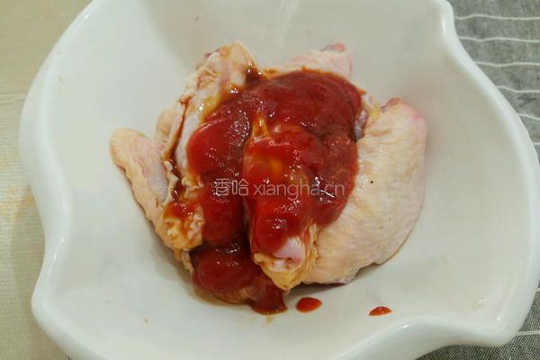 番茄酱鸡翅的做法图解3