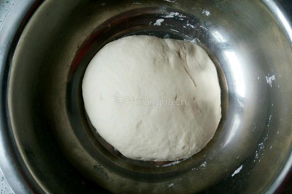 豆角肉馅发面饼的做法图解3