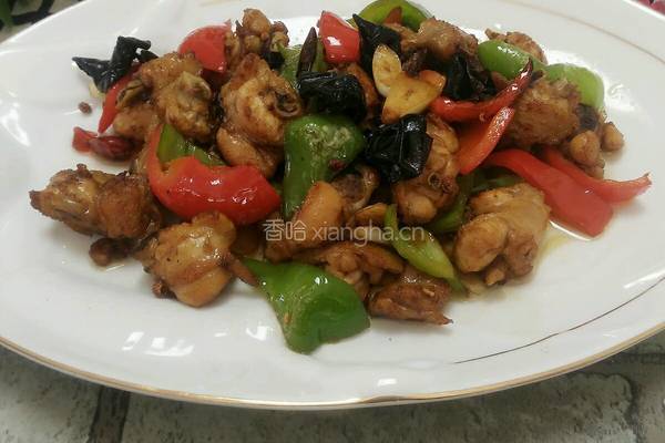 青椒炒鸡块的做法图解8