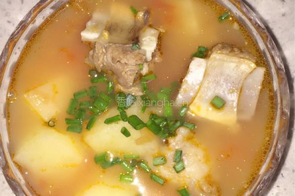 番茄土豆排骨汤的做法图解7