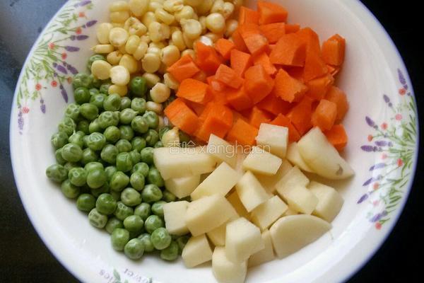 咖喱鸡肉焗饭的做法图解2