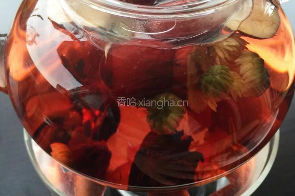 菊花玫瑰茶的做法图解4