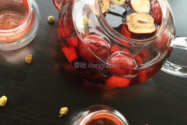 菊花玫瑰茶的做法图解5