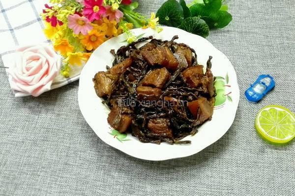 缸豆干红烧肉的做法图解9