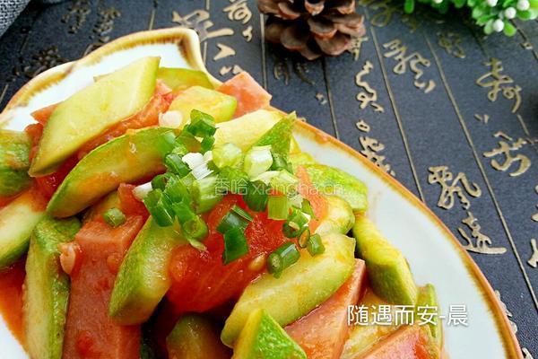 西葫芦炒西红柿的做法图解10