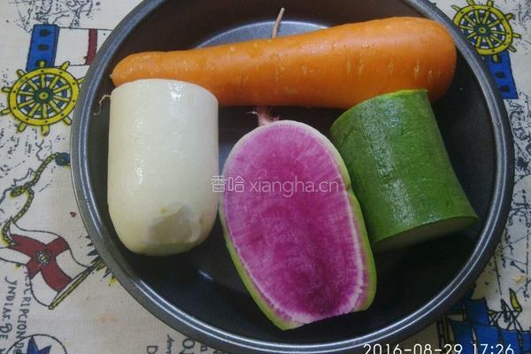 炒萝卜丝的做法图解1
