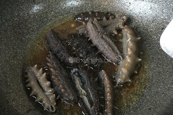 大葱烧海参的做法图解14