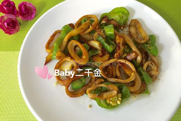 香辣鱿鱼圈 的做法图解9