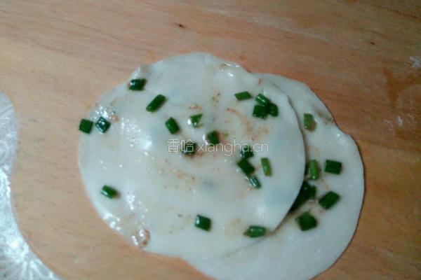 饺子皮做千层饼的做法图解4