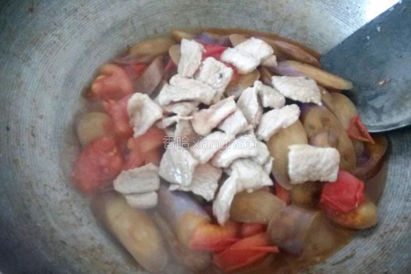 西红柿熬茄子的做法图解11