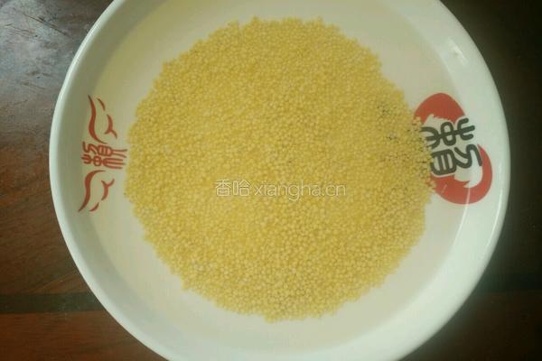 苹果小米粥的做法图解3